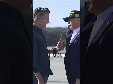 You are currently viewing Gavin Newsom AMBUSHES President Trump