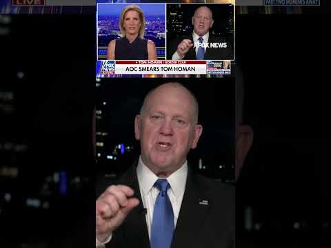 You are currently viewing Tom Homan reacts to AOC: “I live in her mind rent-free”