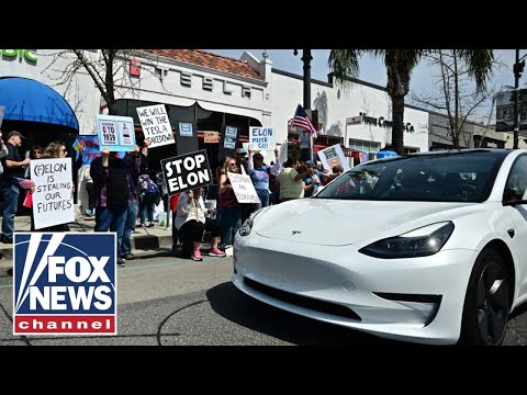 You are currently viewing ‘DUMB’ AND ‘DANGEROUS’: Anti-Tesla rioters RAGE in nationwide ‘Tesla Takedown’