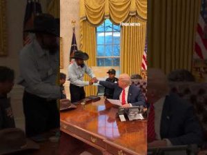 Read more about the article 13-year-old brain cancer survivor DJ Daniel meets President Trump in the Oval Office