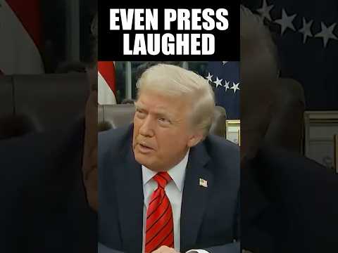 You are currently viewing Trump Makes Press Laugh with Insult Aimed at Dems