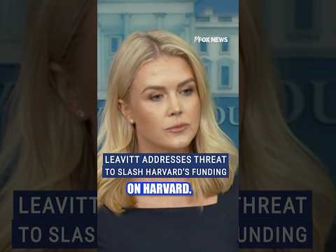 You are currently viewing Leavitt: Trump wants Harvard to apologize over antisemitism #shorts #trump #harvard #foxnews #news