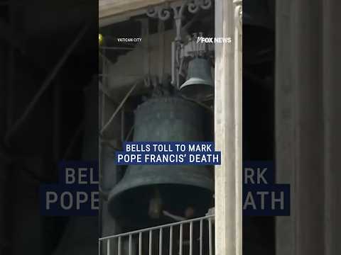 You are currently viewing Bells toll over Vatican City after Pope Francis’ death #popefrancis #catholicchurch #vatican