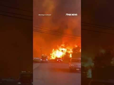 You are currently viewing Crazy video out of New Jersey shows wildfires destroying businesses #foxnews #foxweather