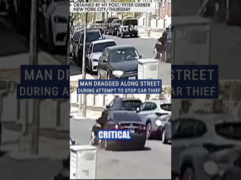 You are currently viewing Shocking video shows man getting dragged along street in the Bronx  #foxnews #shorts #news #viral
