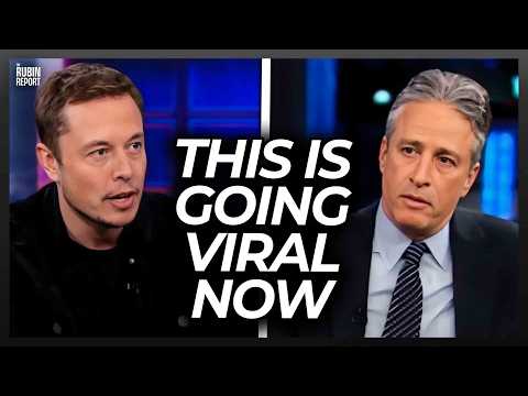 Read more about the article Resurfaced Clip of Jon Stewart Pathetically Fawning Over Elon Musk on ‘Daily Show’ Goes Viral