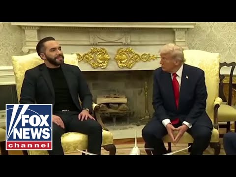 You are currently viewing ‘IT’S CRAZY’: Trump asks El Salvador president about men in women’s sports