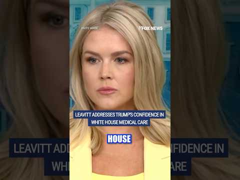 You are currently viewing Leavitt questioned on Trump’s confidence in White House physicians after Biden diagnosis #news #us