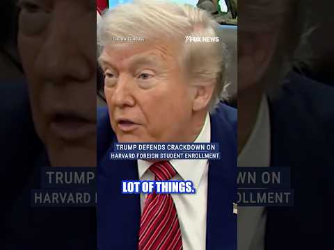 You are currently viewing Trump warns Harvard it must ‘change its ways’ #foxnews #shorts #news