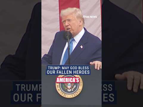You are currently viewing Trump honors fallen service members, says their sacrifice secured our ‘liberty’ #foxnews #shorts