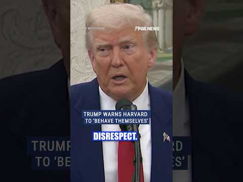 You are currently viewing Trump: Harvard is treating the US with ‘great disrespect’ #foxnews #shorts #trump #us #college #news