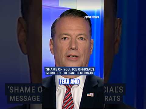 You are currently viewing ‘SHAME ON THEM’: ICE leader calls out Dems defying deportation laws #ice #immigration #trump #crime