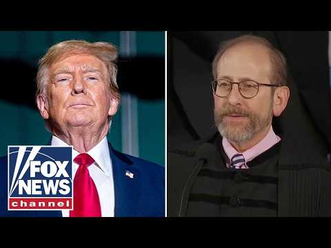 Read more about the article Harvard president takes shot at Trump in commencement speech