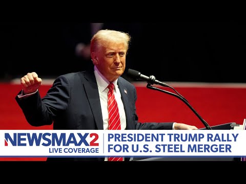 Read more about the article LIVE: President Donald Trump Rally in Pittsburgh For U.S. Steel Merger | NEWSMAX2