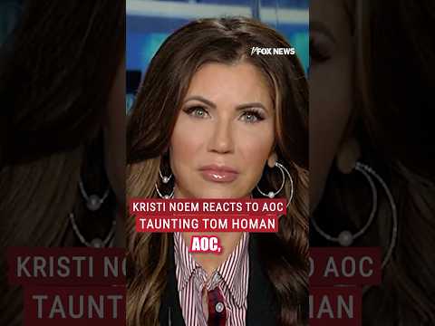 You are currently viewing Kristi Noem rips Dems for ‘using fear to control people’ #shorts #aoc #tomhoman #democrats