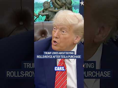 You are currently viewing Trump asked whether he may buy a Rolls-Royce after UK trade deal #uk #trump #rollsroyce #tesla