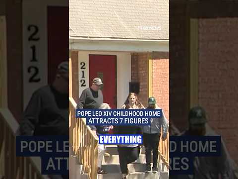 You are currently viewing Catholics flock to Pope Leo XIV childhood home #foxnews #news #us #fox #popeleo #catholic