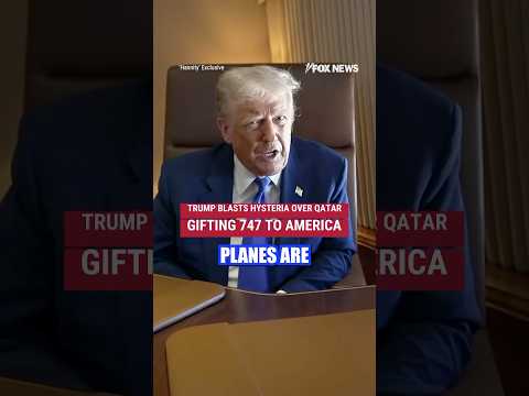 You are currently viewing Trump hits back against criticism over accepting Qatar’s offer #shorts #us #trump #world #news #fox