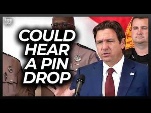Read more about the article Listen to Press Go Quiet as DeSantis Says One Question That Dems Can’t Answer