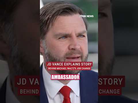 You are currently viewing JD Vance weighs in on the Waltz nomination #shorts #whitehouse #trump #politics #cabinet #news