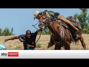 Read more about the article U.S. border control whip and push Haitian refugees into Rio Grande