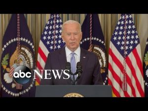 Read more about the article Biden speaks on vaccination effort in the US l ABC News