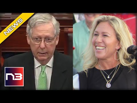 You are currently viewing Marjorie Strikes: “McConnell Needs To Lead Republicans Against… Democrat Lying Slithering Tongues”