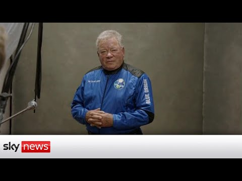 Read more about the article Watch in full: Star Trek actor William Shatner goes into space on board Blue Origin rocket