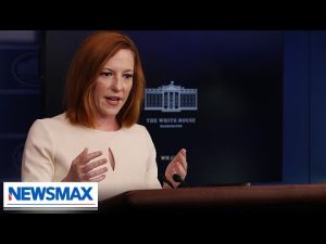 Read more about the article Newsmax’s Emerald Robinson grills Jen Psaki