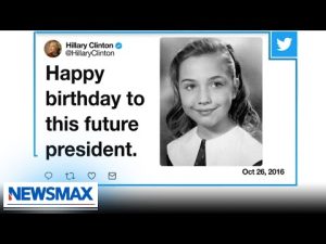 Read more about the article Hillary Clinton celebrates 74th Birthday | Spicer & Co. on Newsmax