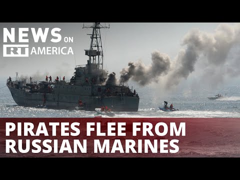 You are currently viewing Yo-ho! Terrified pirates flee ship as Russian Marines save the day