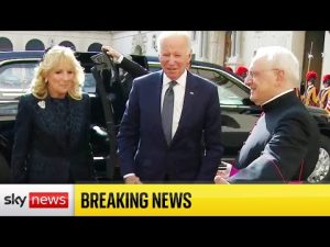 Read more about the article Breaking: Joe Biden arrives at Vatican City to meet with the Pope ahead of G20 Summit