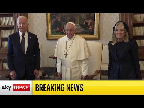 You are currently viewing Breaking: President Joe Biden and Pope Francis meet in the Vatican