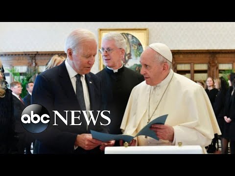 You are currently viewing President Biden makes 1st stop in Rome in overseas trip