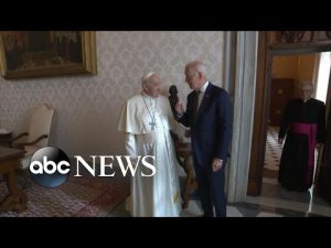 Read more about the article ABC NEWS LIVE: President Biden meets with Pope Francis