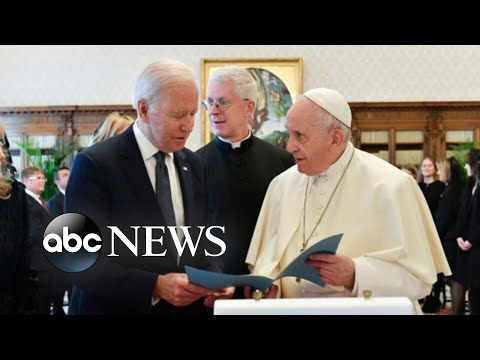 You are currently viewing President Biden meets Pope Francis in Rome