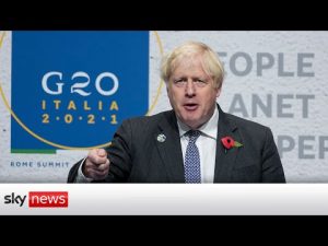 Read more about the article PM Boris Johnson speaks at G20 summit in Rome