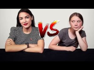 Read more about the article Alexandria Ocasio Cortez Vs Greta Thunberg Blah Blah Blah About Something About Nothing