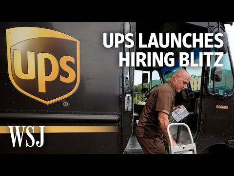 You are currently viewing How Companies Like UPS Are Launching Holiday Hiring Blitzes | WSJ