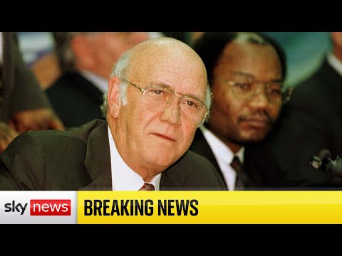 You are currently viewing South Africa’s last apartheid president, FW de Klerk dies, aged 85