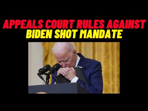 Read more about the article BREAKING NEWS: Appeals Court Rules On Biden’s Shot Mandate