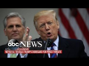 Read more about the article Trump defends rioters who threatened Mike Pence | ABC News