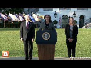 Read more about the article Kamala Snub? WH Event Announcer Says Wrong Name as VP Takes Podium