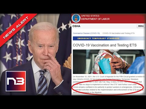 You are currently viewing BOOM! OSHA Just Delivered DEVASTATING News to Biden Over Mandates