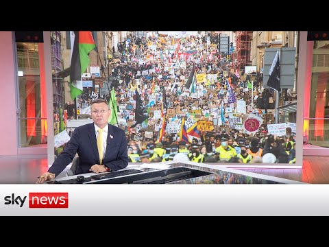 You are currently viewing Sky News Breakfast: Protestors take to the streets of Glasgow