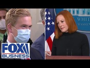 Read more about the article Peter Doocy presses Psaki over CBO Build Back Better score