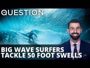 Read more about the article WATCH: Big wave surfers tackle 50-foot swells