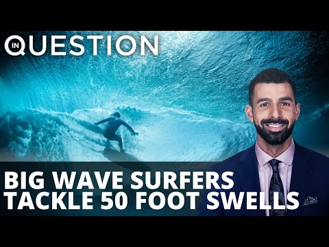 You are currently viewing WATCH: Big wave surfers tackle 50-foot swells