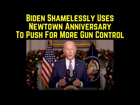 Read more about the article Biden Shamelessly Uses Newtown Anniversary To Push For More Gun Control