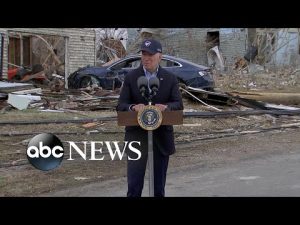 Read more about the article Biden delivers remarks to storm victims in Kentucky